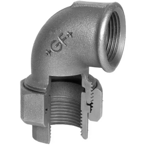 RACCORDO CURVO FEMMINA IN OTTONE TIEMME 1 x 32