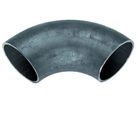 Raccordo curvo 90° a saldare femmina femmina in acciaio nero serie 704 11/2" mm 48,3 AMBRA WATER