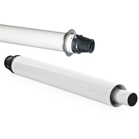 Tubo coassiale con terminale per scaldabagno tiraggio forzato ø 60/100 BAXI (1/2)