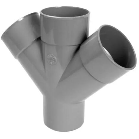 Braga doppia 45° incollaggio maschio femmina in pvc ø 100 NICOLL