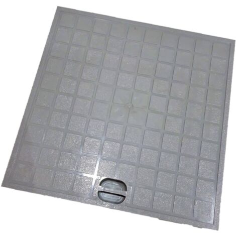 Coperchio per pozzetto d'ispezione pedonale in pvc mm 400x400 NICOLL
