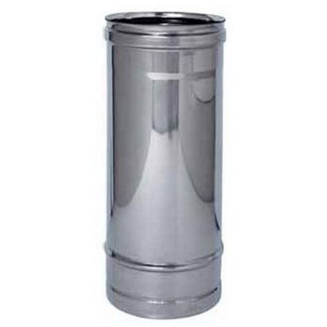 Tubo canna fumaria monoparete in acciaio inox aisi 304 mm 500 ø150 sp 0,5 mm EUROPROFIL