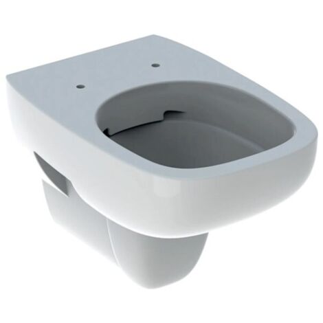 Vaso wc sospeso in ceramica bianca serie fantasia con sistema rimfree GEBERIT