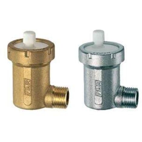 Valvola sfogo aria a squadra Far Rubinetterie 2055-2060  Cromo - 3/8"