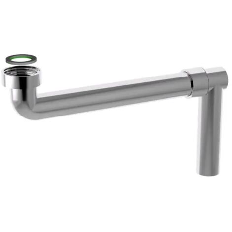 Kit scarico salvaspazio in abs cromato senza piletta per lavabo 1"1/4xø32 mm BONOMINI