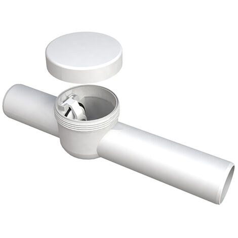 Valvola antiriflusso ABS orientata canotto bianco Ø40 mm BONOMINI (1/5)
