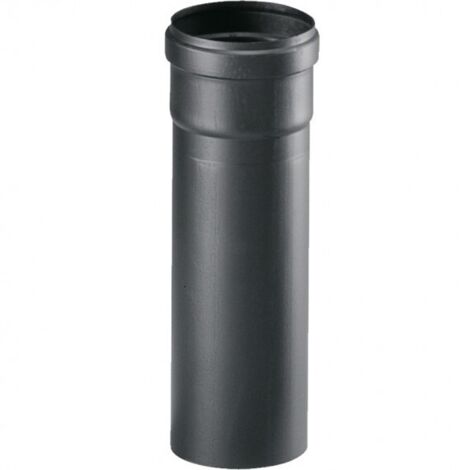 TECNOGAS Tubo Cm 50 Nero Opaco Per Stufe A Pellet D.80