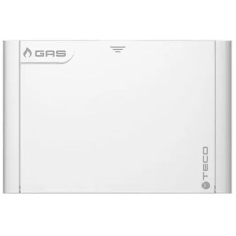Placca di copertura bianca per collettori gas mono intercettazione tre vie 230x140 mm bianca TECO