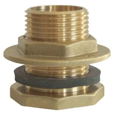 Piletta dritta in ottone giallo per cassone serie 1770 11/4" filetto interno 1" RINALDI E PETTINAROLI