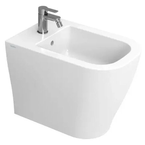Bidet a terra filo parete in ceramica bianca serie mirto CERAMICA DOLOMITE