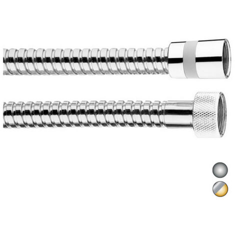 Flessibile doccia 150 cm, attacco conico, doppia aggraffatura, in ottone cromato BOSSINI (1/2)