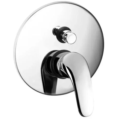 Rubinetto miscelatore monocomando incasso doccia cromato 2 uscite serie kappa 1/2" EURORAMA