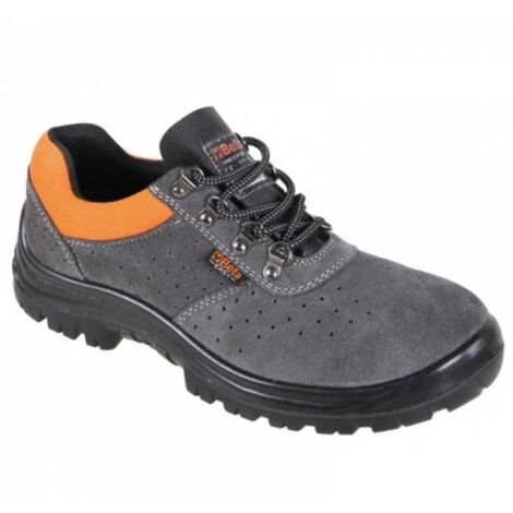 Scarpe antifortunistiche basse serie Easy n°45, pelle scamosciata grigia BETA (1/10)