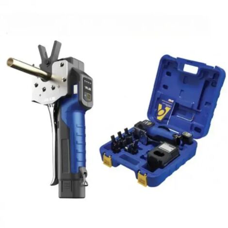 Cartellatrice flangiatubo rame ad una batteria con frizione e matrice in pollici per colletti professionali modello vet-19li 1 batteria - pollici 1/4",3/8",1/2",5/8",3/4" GENERAL G