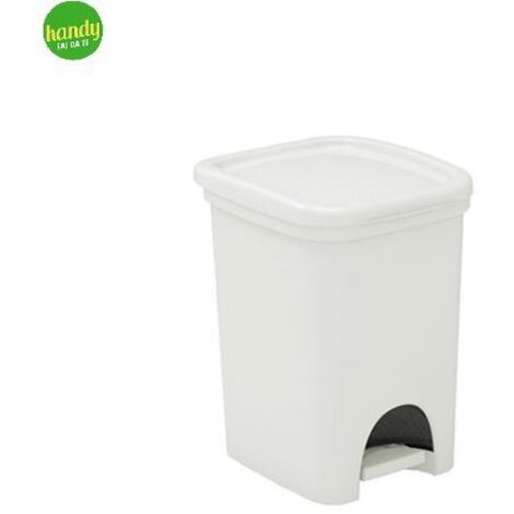 Pattumiera a pedale Belli e Forti colore bianco 6 lt