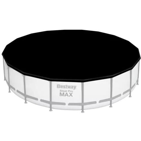 BESTWAY - 58039 - Telo copertura nero per piscine rotonde con Ø 549 cm