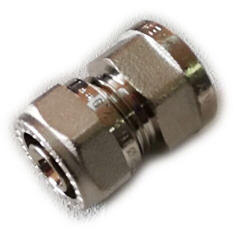 Raccordo 16x1/2'' diritto f femmina a stringere per tubo multistrato