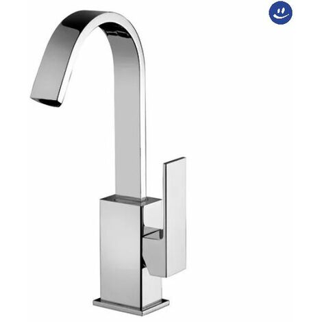 Rubinetto miscelatore monocomando cromato per lavabo serie elle scarico 11/4 PAFFONI (1/2)