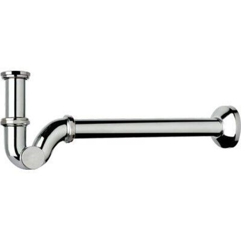 SIFONE CR A P ISPEZIONE LATERALE TEA • OTTONE CROMATO 1"1/4 CANNA CM 25