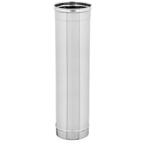 Canna fumaria monoparete in acciaio inox aisi 304 mm 500 ø100 sp 0,5 mm EUROPROFIL