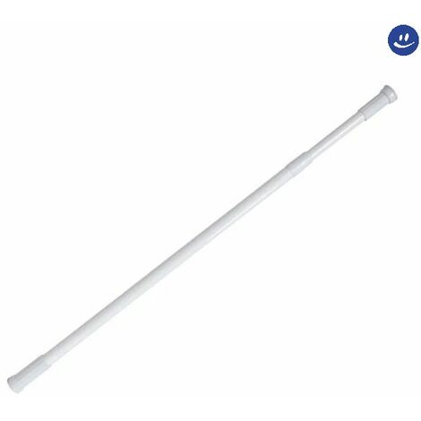 Telaio estensibile per tenda doccia da 110 cm a 200 cm bianco