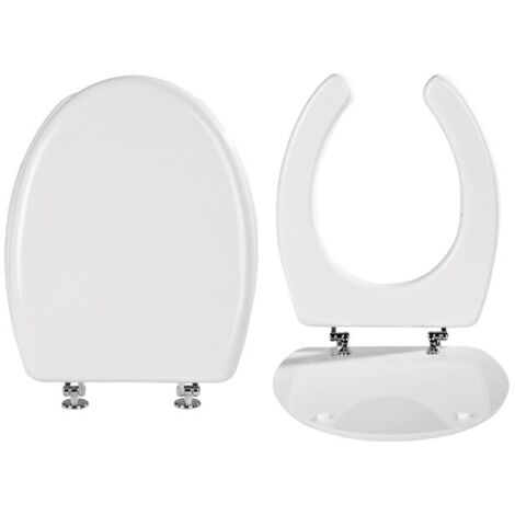 Copriwater in resina poliestere ovale per disabili chiusura standard SAPAL (1/2)
