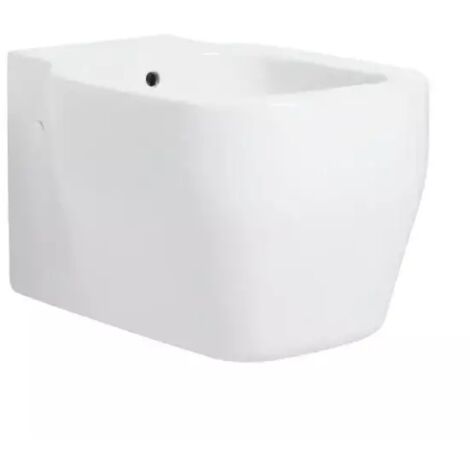 Bidet sospeso in ceramica bianca serie glaze AZZURRA