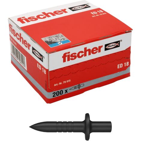 Chiodo a percussione Fischer ED18 in confezione da 200 pezzi 00079815