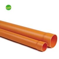 Tubo rigido ad incollaggio in pvc arancio ø100xmt3 HIDROS