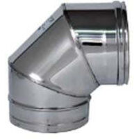 Curva 90° monoparete acciaio inox aisi 304 ø140 sp 0,5 mm EUROPROFIL