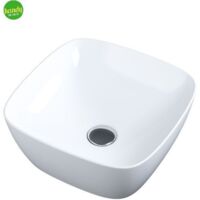 Lavabo da appoggio in ceramica bianca modello ctl 40 40x40 cm BARBOTTINA