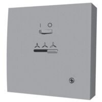Comando a parete per ventilconvettore fancoil orizzontale modello carisma crc mod.wm-3v a 3 velocita' SABIANA