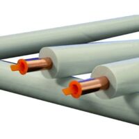 Tubo rame rivestito con pe espanso per condizionamento ø6,350,8 1/4" HALCOR
