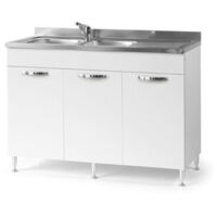 Sottolavello Handy bianco frassino