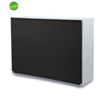 Scarpiera Belli e Forti serie liscia nero 39 x 51 x 17 cm