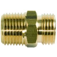Raccordo diritto destro/sinistro in ottone giallo 1/2" EUROGAS