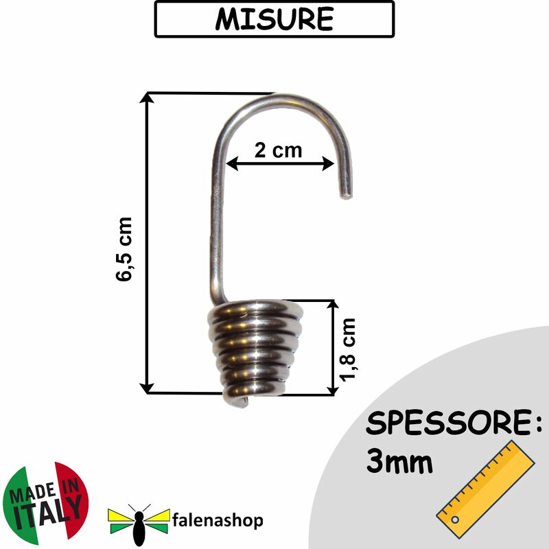 FUNE ACCIAIO ZINCATO 19 FILI SPIROIDALE Ø 3mm