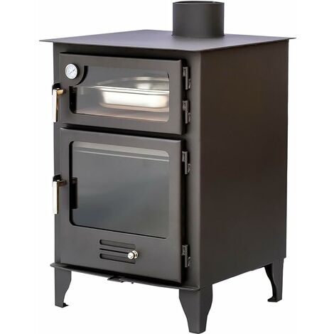 JOIMA - Poêle à Bois Modèle AZUER HORNO 8 kW (1/5)