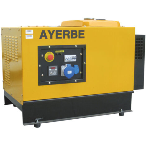 AYERBE - 5418565 - Groupe électrogène diesel AY-6000 Yanmar AVR 5000 W insonorisé