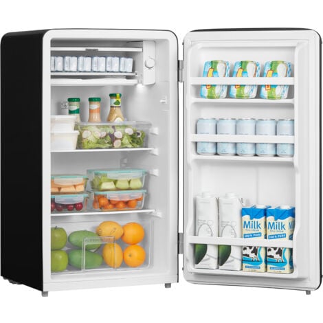 Réfrigérateur Table Top - Frigo Vintage - Comfee RCD93BL2EURT(E) - 93L - Froid statique - Classe E - Noir