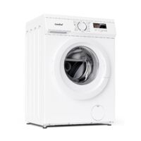 Comfee – Lave-linge hublot 8 kg – 15 programmes – Vapeur – 1400 trs/min – Smart moteur inverter – Classe A – Blanc