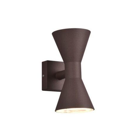 Applique Led extérieure bi-directionnelle rouille - Trio - Ardas (1/3)