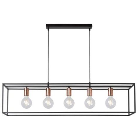 Suspension intérieure Led Arthur 5 points lumineux - Lucide (1/7)