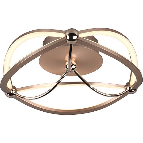 Plafonnier led integree luminosite variable - laiton mat trio - charivari 50317419 50317419 50317419 50317419 50317419 (1/3)