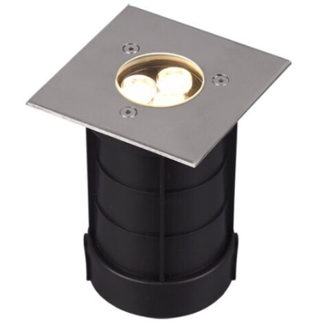 Luminaires de jardin, Éclairage encastré de jardin Belaja 11 cm Gris en Metal, TRIO (1/3)