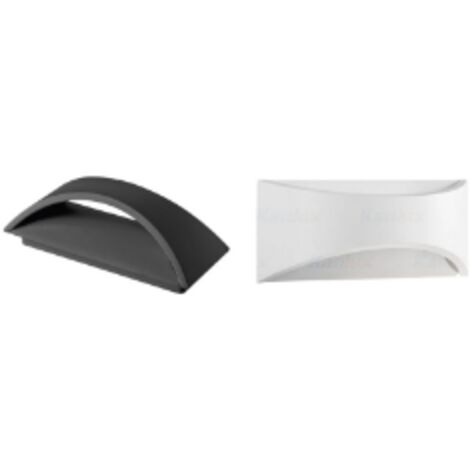 Applique façade LED 8W - Extérieur IP54 - Aluminium Graphite - 4000K (1/5)