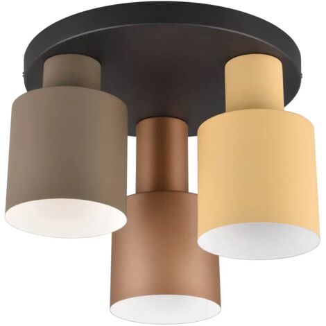Plafonnier led 3x e27 max 40w multicouleur - trio - agudo (1/5)