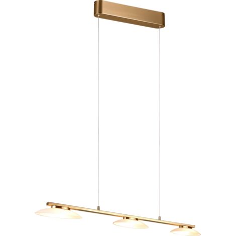 Suspension led 3xsmd 9w 3x 950lm 3000k verre blanc et laiton mat ip20 - trio - merton 80462475 80462475 80462475 80462475 80462475 80462475 80462475 80462475 80462475 80462475 80462475 (1/5)