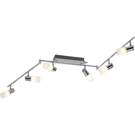 Spot led 6x43w chromeverre depoli - 3000k 2580 lm 150 cm - trio - clapton 50216654 50216654 50216654 50216654 50216654 50216654 50216654 50216654 50216654 50216654 (1/3)