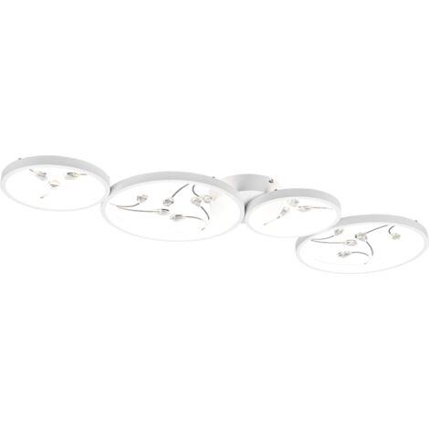 Plafonnier led 37w 4800lm 4000k metal blanc mat - trio - groovy 64611028 64611028 64611028 64611028 64611028 64611028 64611028 64611028 64611028 (1/5)